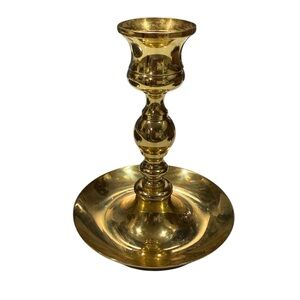 Vintage Baldwin Forged Brass Candlestick appr. 5” Tall‎ Made In USA